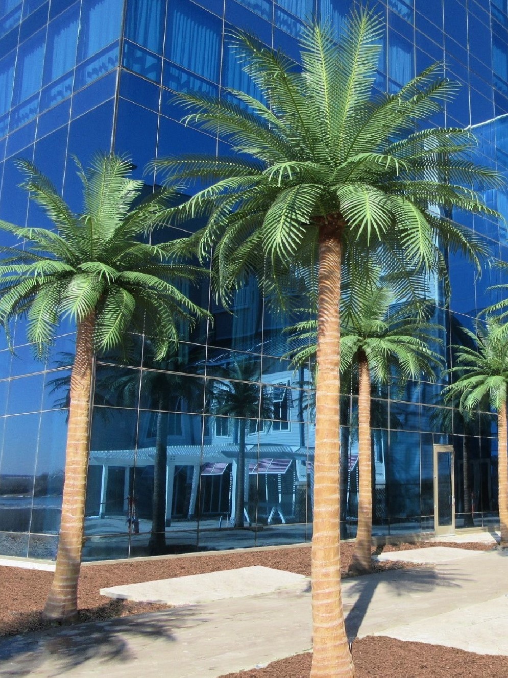 Outdoor Artificial Coconut Palm Tree (with 51 Phoenix Leaves) | Outdoor ...
