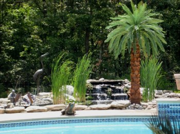 Canary Palms Artificial Outdoor Fake Palm Trees Poolside Realistic