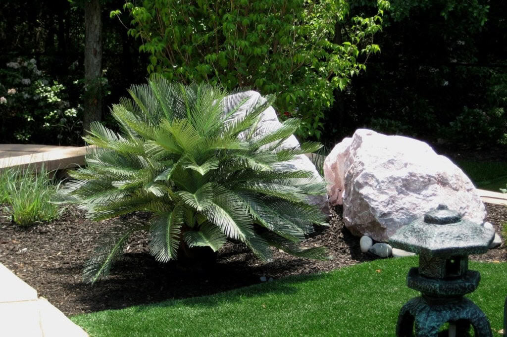 Sago Palm Realistic Outdoor Fake Palm Tree Plant